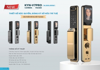 Khóa cửa điện tử nhận diện khuôn mặt KEINO KYN-V5 và KYN-V7-PRO