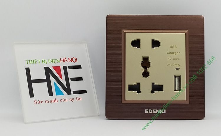 ổ cắm Edenki có cổng USB