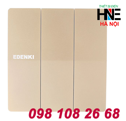 công tắc 3 edenki elegant golden EE-G